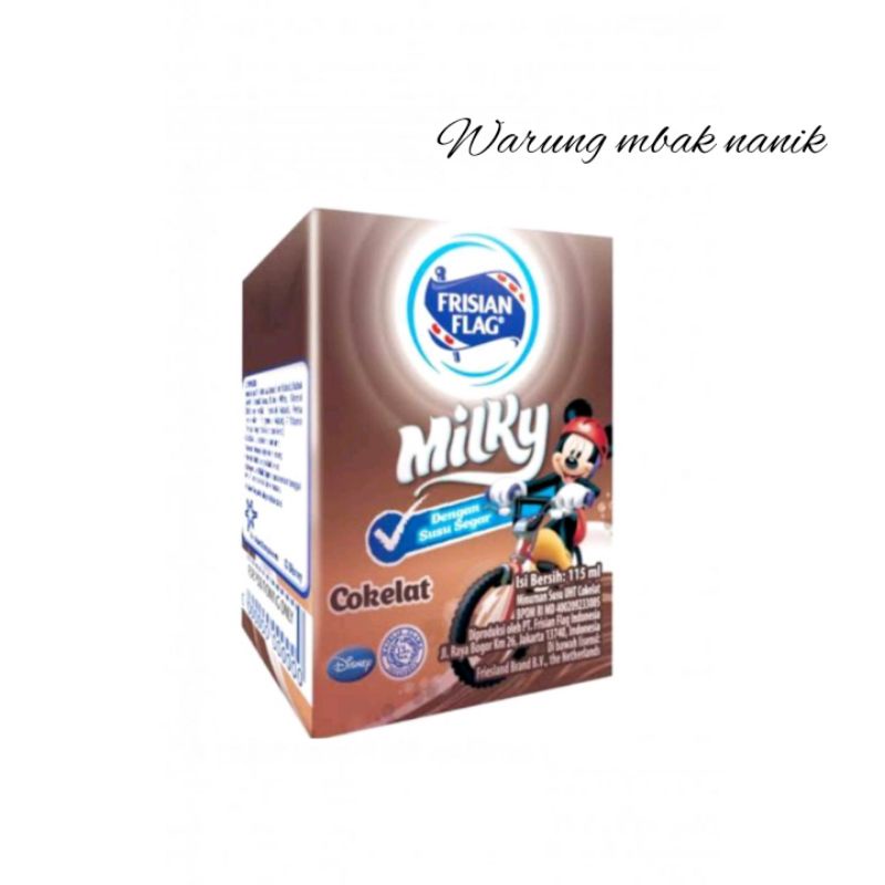 

Susu UHT Bendera Frisian flag Milky 1pcs 115Ml