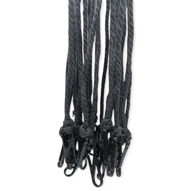 Tali/Kalung Masker Kait Hitam