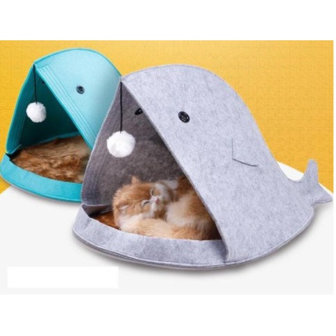 Tempat Tidur Anjing / Kucing Pet House Dog Cat Bed Shark