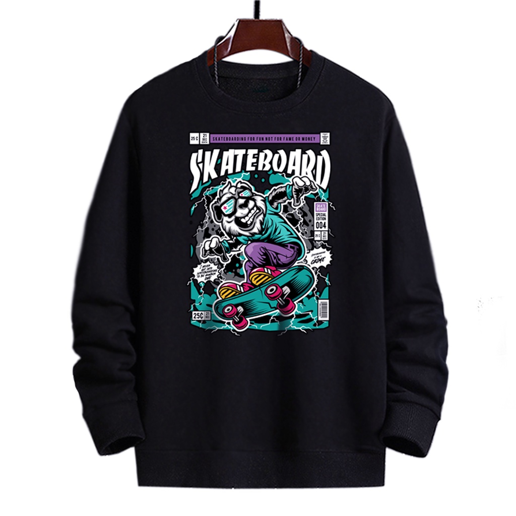 sweater pria oblong JAMIE SKATEBOARD sweter cowok murah trend