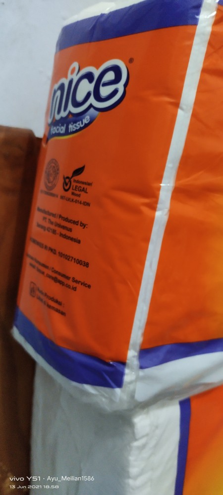 Tissue Tisue Tissu Tisu Nice 900/nice 900 Gr Gram 2 Ply Termurah