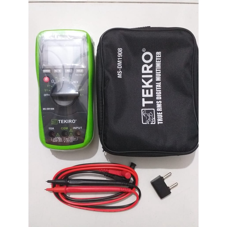 TEKIRO Digital Multimeter True RMS Multitester Tekiro MS-DM1908