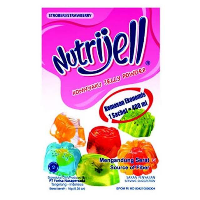 

Nutrijell Rasa Strawberry [15 g]