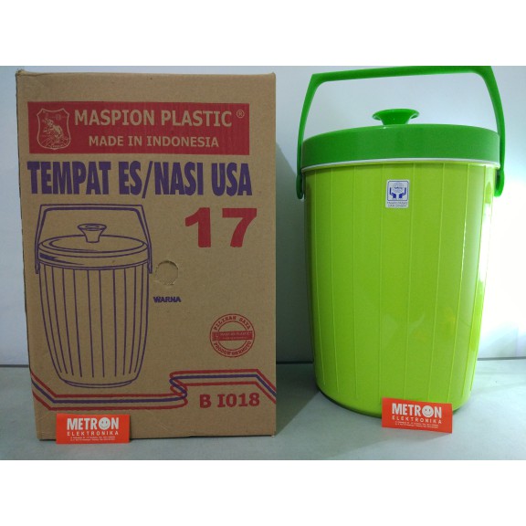 MASPION BI 018 / RICE ICE BUCKET USA 17LT / TEMPAT ES NASI 17LT / BI018