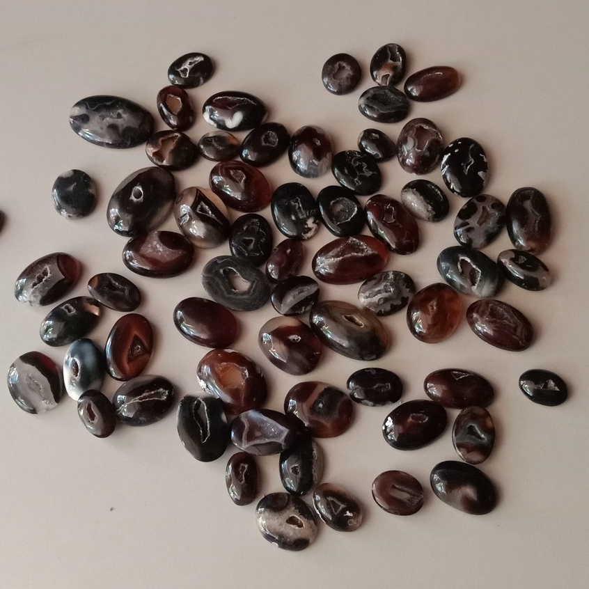 Batu Akik Yaman Wulung Combong Asli dan Natural