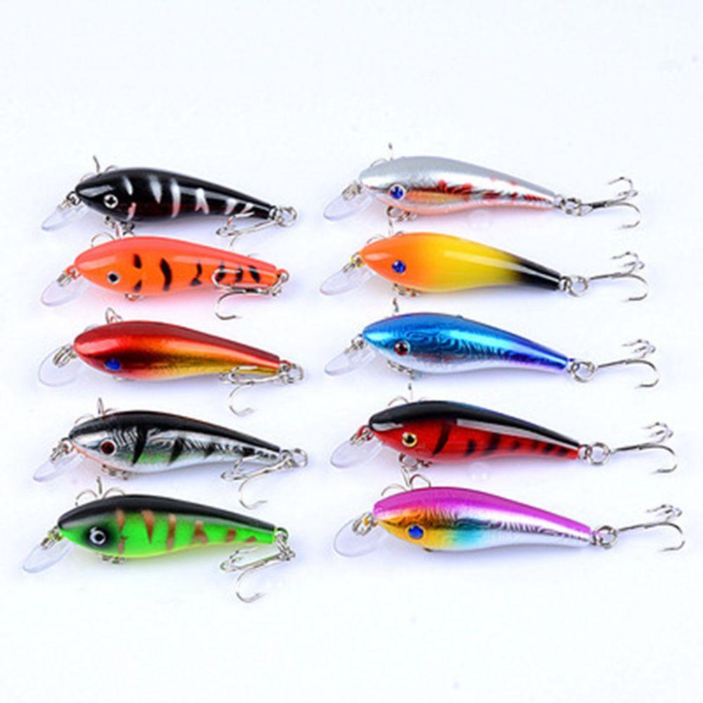 Top Minnow Baits Umpan Multicolor Crankbaits Striped bass Minnow Lures