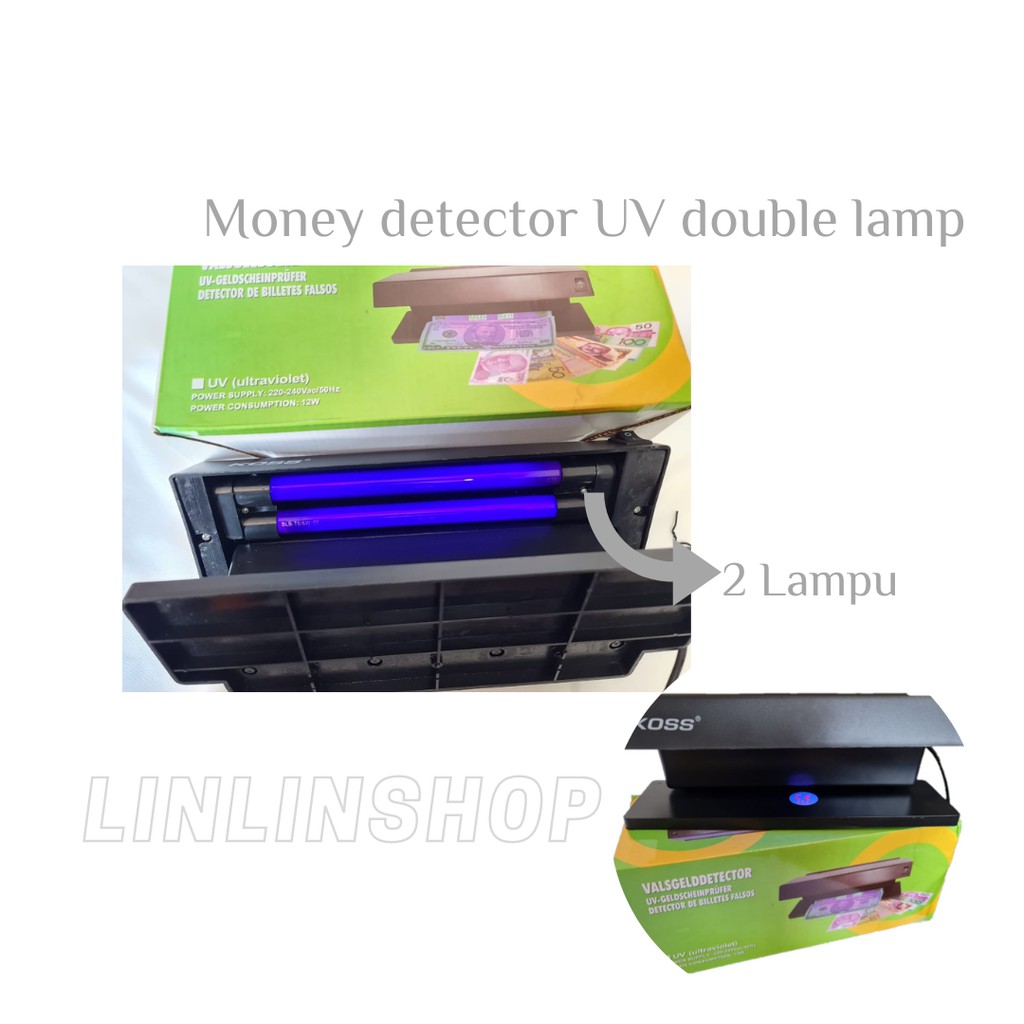 Money Detector Besar / Deteksi uang palsu UV