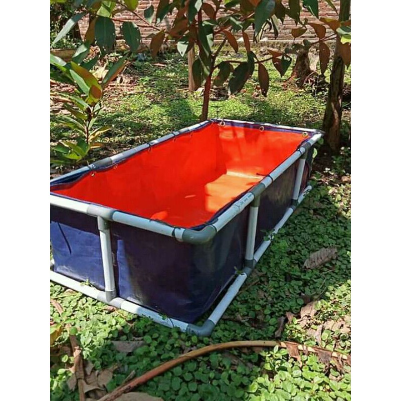 Terpal kolam ikan/Terpal lembaran/Terpal kolam kerangka