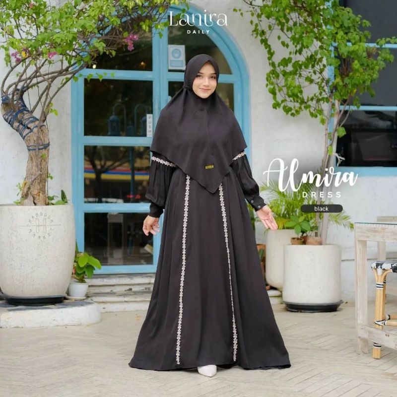 ALMIRA SYARI UKURAN M - L - XL - XXL - XXXL - 4XL GAMIS SET SYARI JUMBO BUSUI DRESS MURAH SYAR'I PLUS KHIMAR KONDANGAN RENDA KEKINIAN REMAJA TERBARU BAJU WANITA FASHION MUSLIM BAJU LEBARAN DRESS WANITA UMROH HAJI IBU IBU VIRAL ELEGAN KONDANGAN SERAGAM