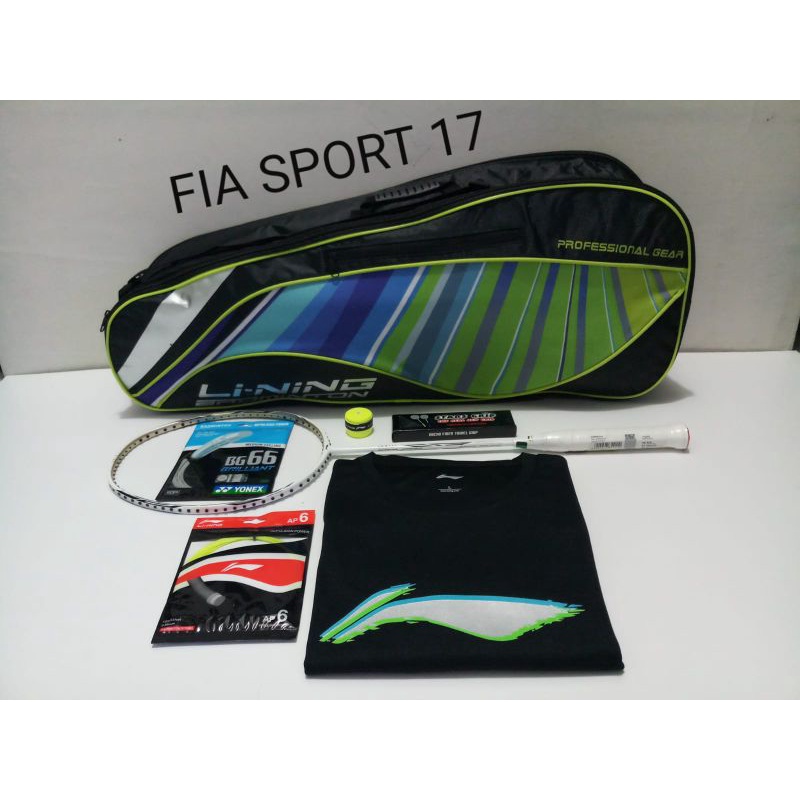 raket badminton ORIGINAL LINING IGNITE 7 putih