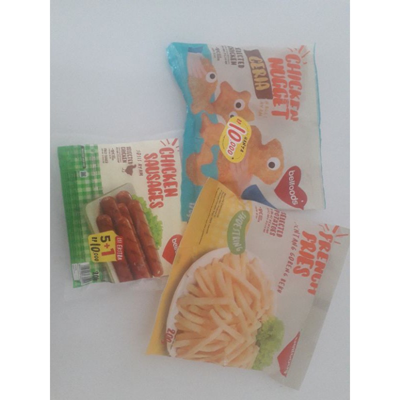 

paket kentang sosis nugget belfood