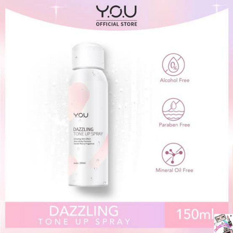 ☃Cutezz_Ching☃YOU Dazzling Tone Up Spray 150ml