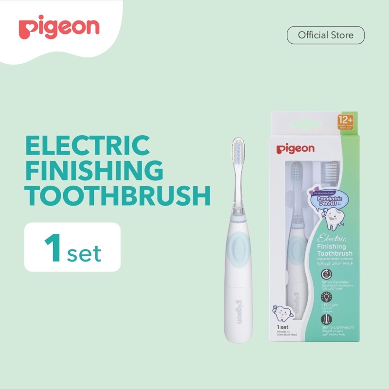 Pigeon Baby Electric Finishing Toothbrush Sikat Gigi Anak Bayi Elektrik Otomatis Bayi