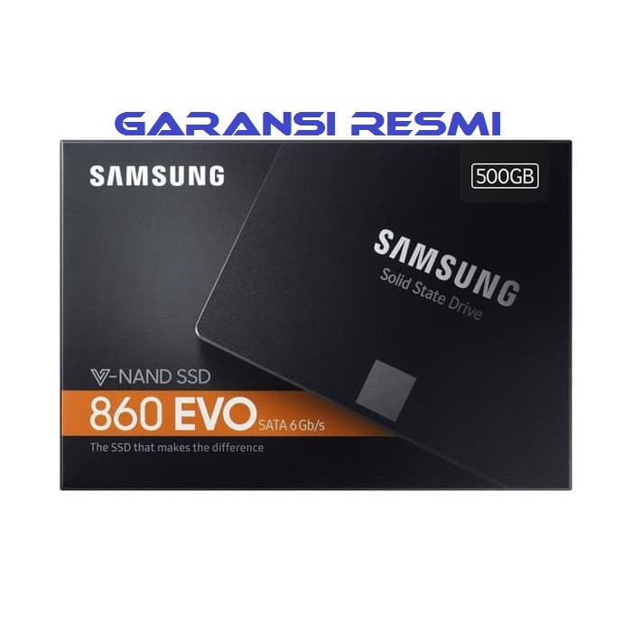 SSD Samsung 860 EVO 500GB - 860 EVO / 860EVO 500 GB - Garansi Resmi