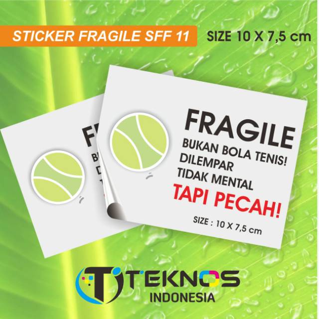 

[100 pcs] STIKER STICKER FRAGILE UNIK LUCU BESAR MURAH
