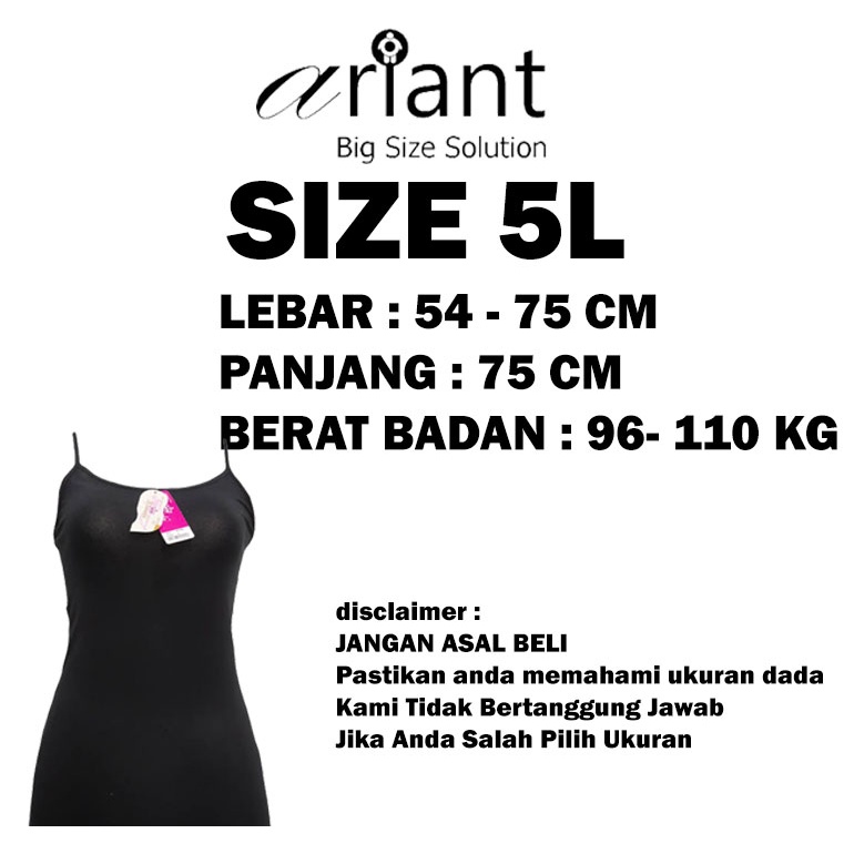 Tank top Wanita Tengtop JUMBO Tangtop Big size Tali Kecil