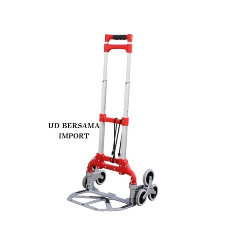 KRISBOW Troli Barang Lipat Aluminium Dengan 6 Roda 70Kg