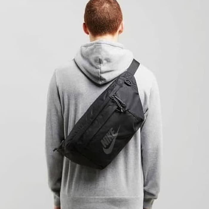 [COD] Tas Nike Tech Hip Pack Waistbag Black Anthracite ORIGINAL