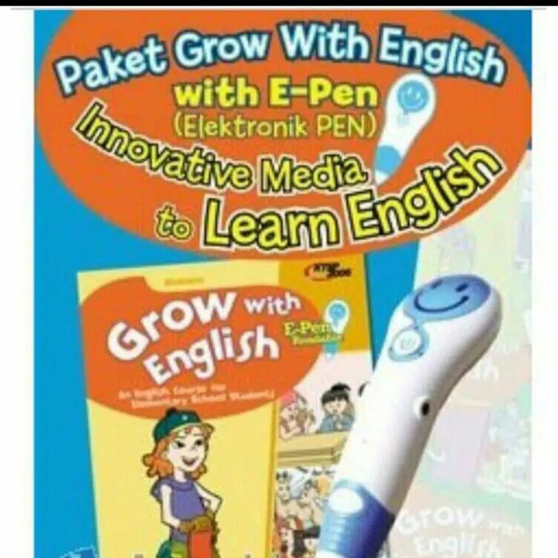 PAKET GROW WITH ENGLISH WITH E-PEN