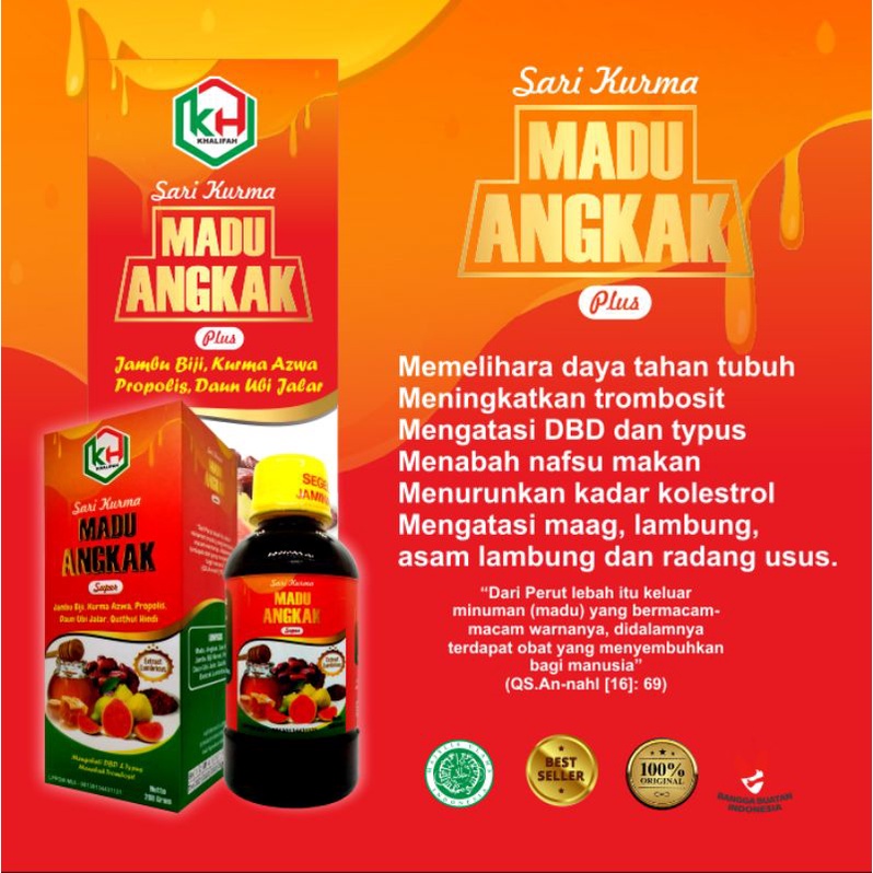 Sari Kurma Madu Angkak Cepat Atasi Berbagai Macam Penyakit Juga Kaya Manfaat
