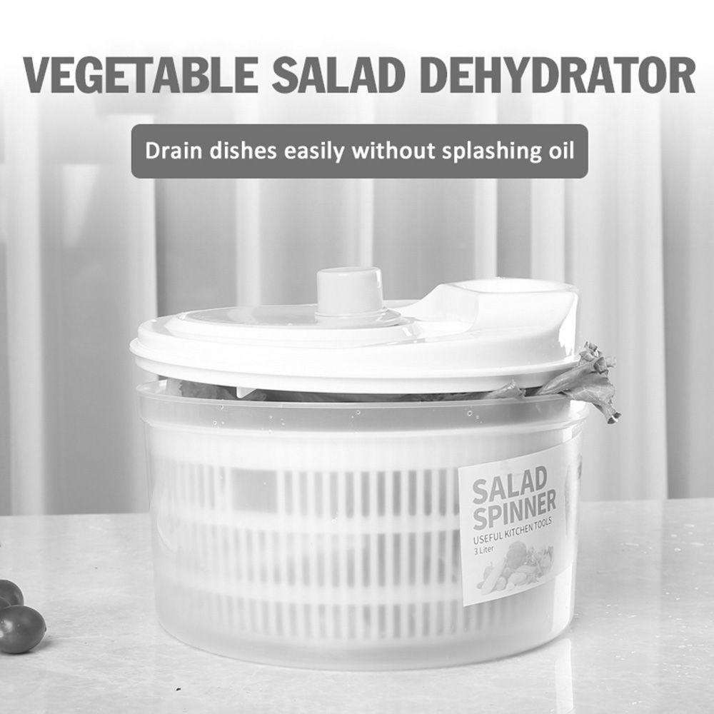 [Elegan] Salad Spinner Dehidrator Multifungsi Yang Berguna Cuci Drain Rak Penyimpanan Keranjang Buah