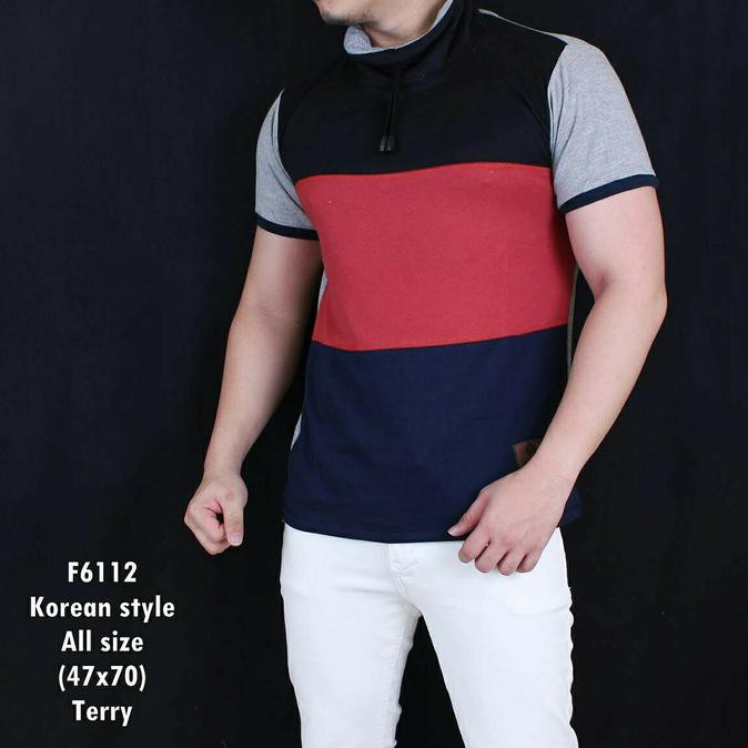 Produk Terlaris Kaos Korea Style Casual Pria