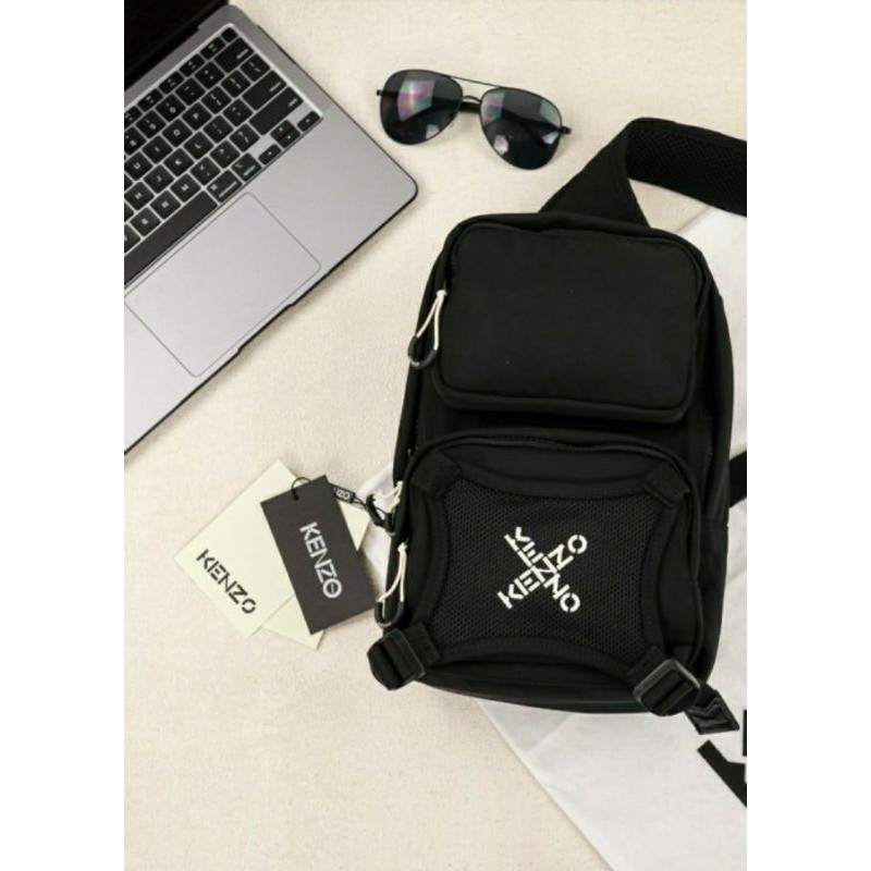 Kenzo Sling Bag One Shoulder Backpack - Original 100%