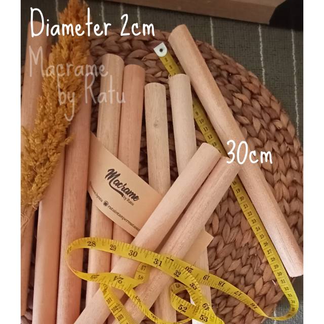 Kayu Dowel diameter 2cm