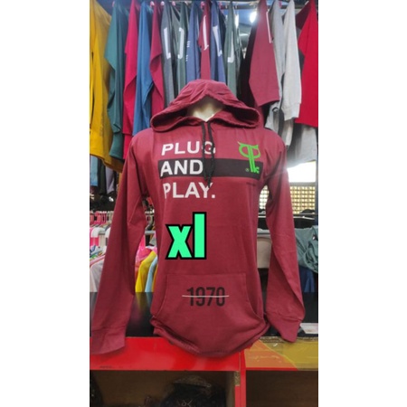 Sweater hoodie ukuran Xl pria