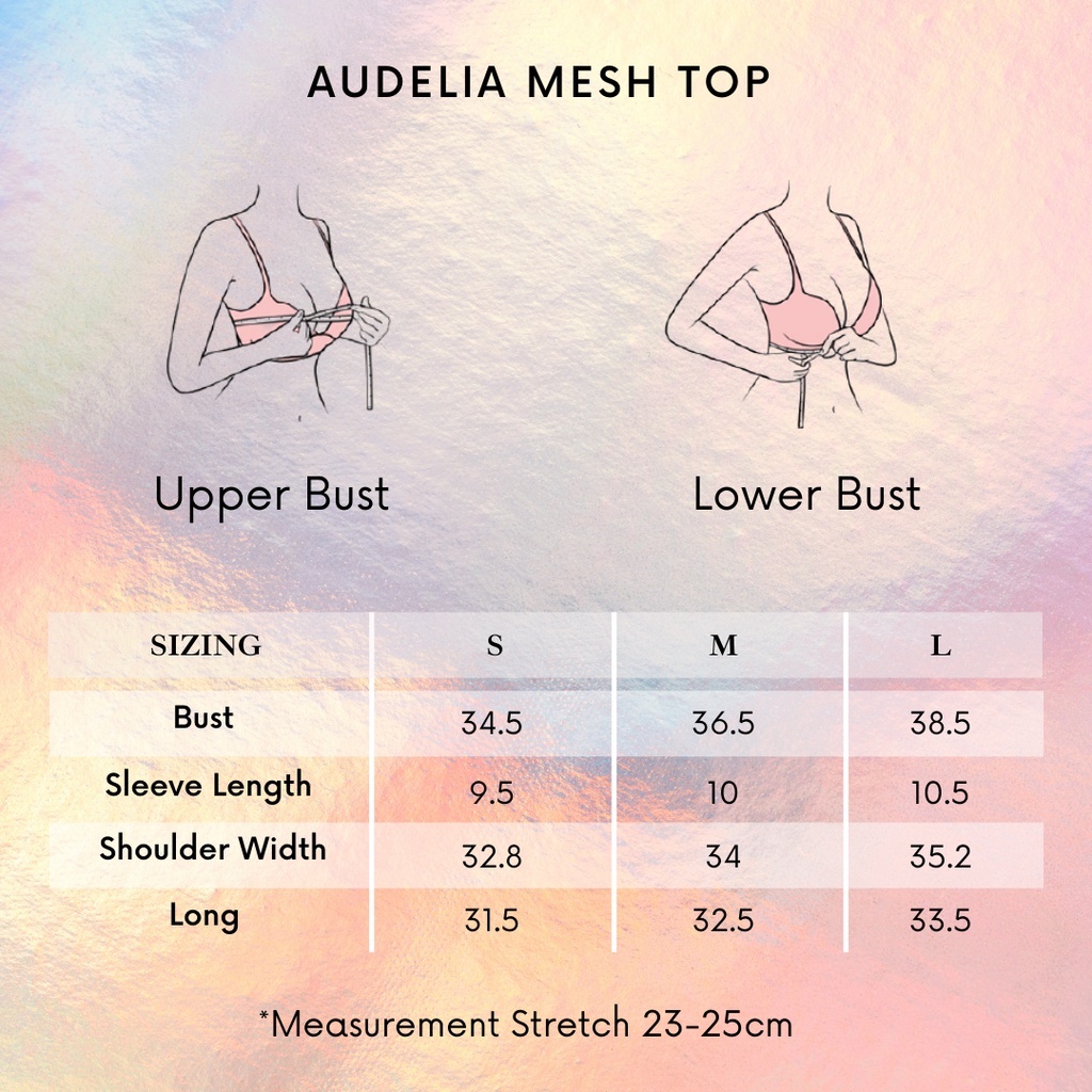 AURA - Audelia Mesh Top | Sports Bra | Activewear | Running | Yoga | Crossfit