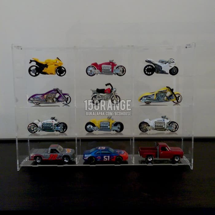 Rak Diecast Hotwheels - Rak Display Diecast - Diecast Organizer Acrylic Display Case / Rak Display