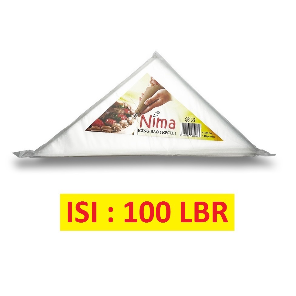 Piping bag / Icing Bag / menghias / buttercream / adonan / cantong / corong / Plastik segitiga kue A