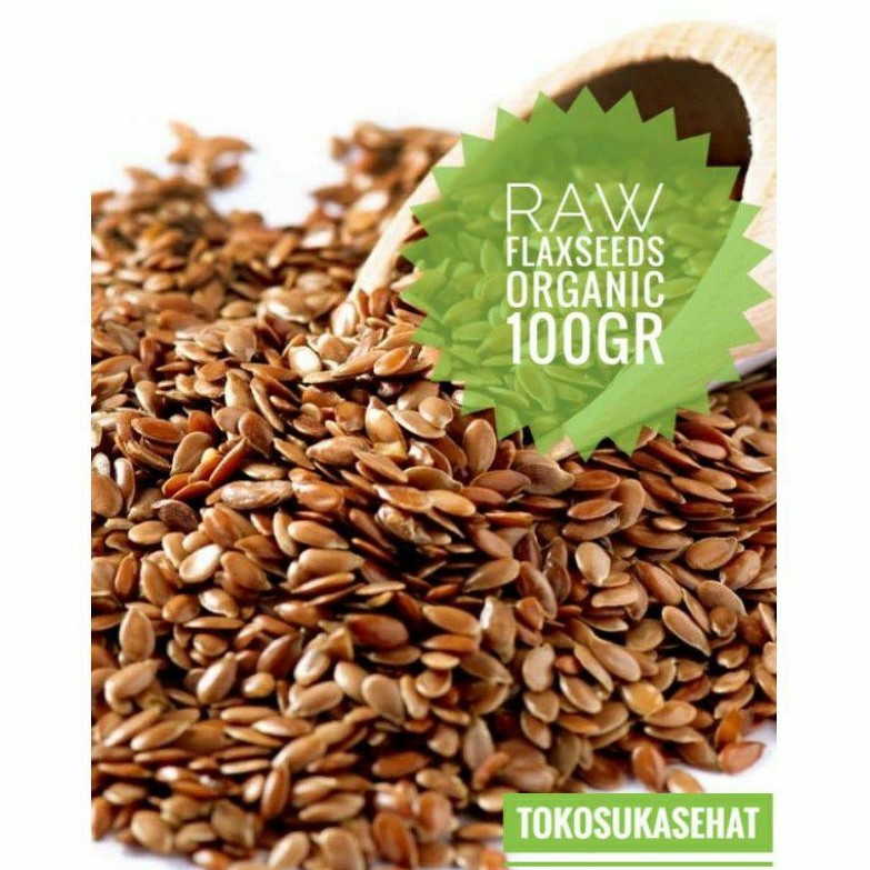 

Flaxseeds Brown Organic /Biji Rami Organik -100gram