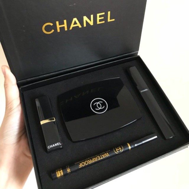 Super Murah CHANEL MAKE UP SET 4 in 1 chanel 4 in 1