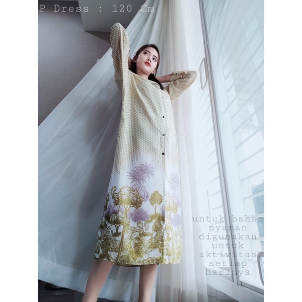 IZANY Long Dress Wanita Dewasa / Dress Blazer XL RAYON banyak varian