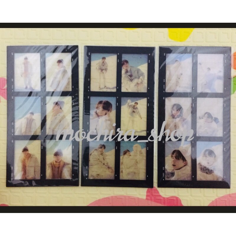 Official Photocard PC 6cut BTS Winter Package 2021 (RM/Jin/Suga/Jhope)
