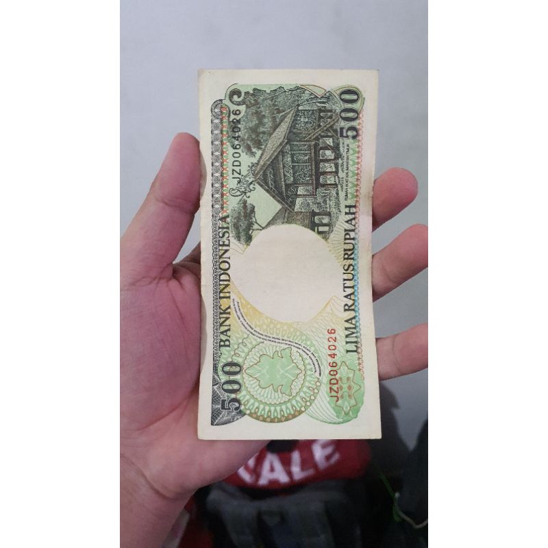 uang asli 500 rupiah gambar monyet