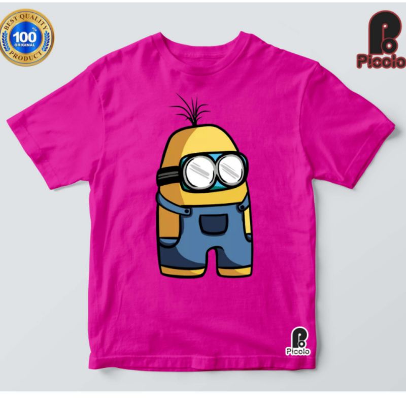 kaos baju among us minion lucu bahan premium