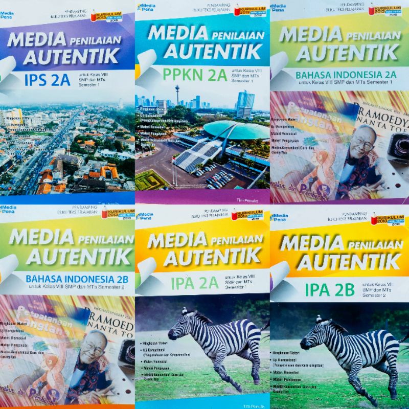Buku Media Penilaian Autentik SMP IPS PPKN B INDONESIA IPA Kelas 2
