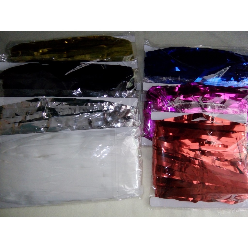 Curtain foil / backdrop / fringe / tirai foil