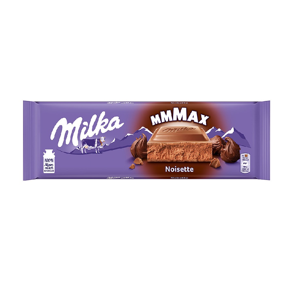 Coklat Milka Chocolate Bar Mmmax Noisette 270 Gram