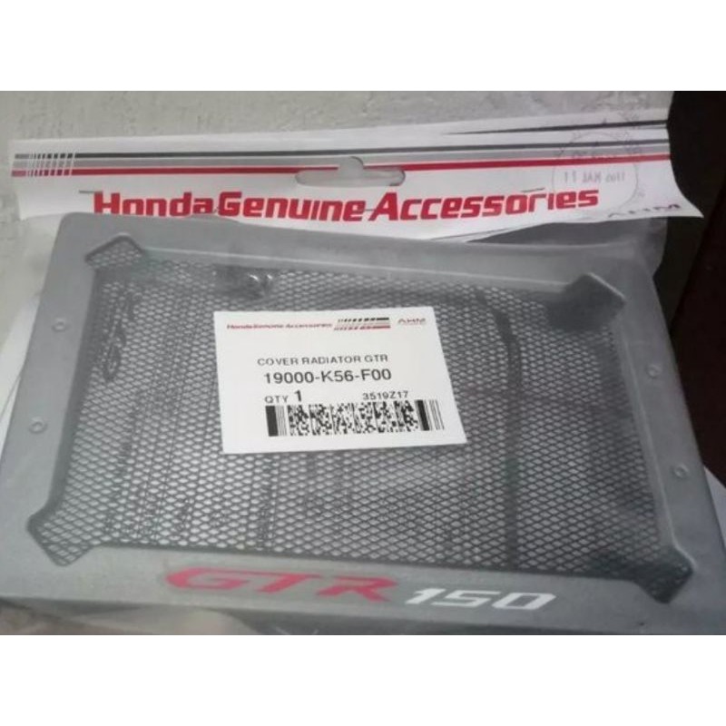 Cover Pelindung Radiator Protector Guard - GTR 150 RS150R RS 150 Winner 150 RSX150 Asli Honda 19000K56F00