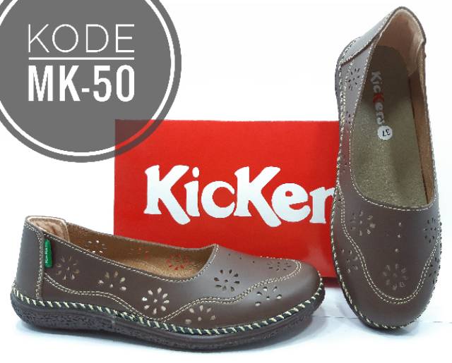 Sepatu Kickers Wanita Slip On Kode MK-50-5