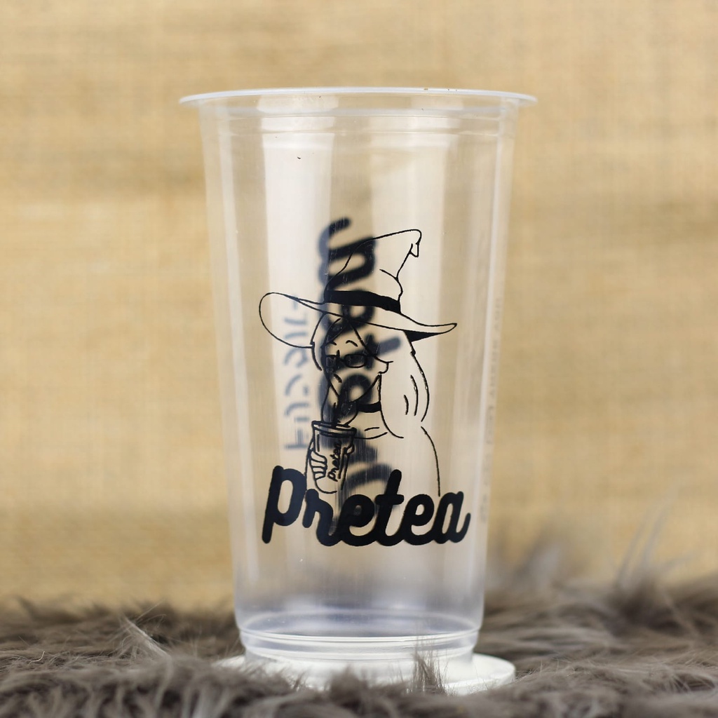 SABLON CUP + PLASTIC CUP PP / PLASTIK CUP PP 22 OZ (580 ML)