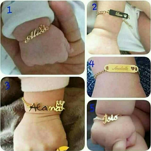 Gelang anak titanium ASLI Anti Alergi / gelang wanita titanium anti karat / gelang pria / gelang ana