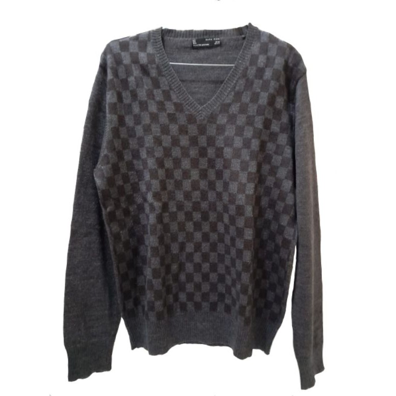 Preloved PL Original ZARA Man Men's Knitwear Sweater Wool Outwear Outer Pria