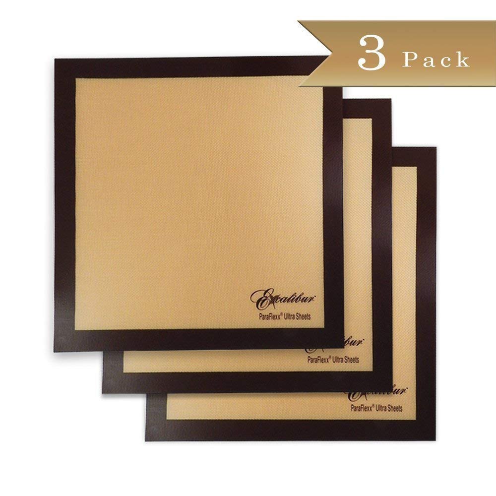 Excalibur ParaFlexx Silicone Re-usable Non-stick Dehydrator Sheets mat (isi 3) silikon