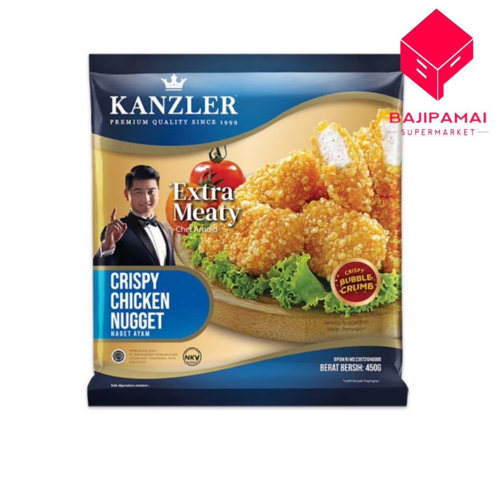 

Kanzler crispy chicken nugget 450gr