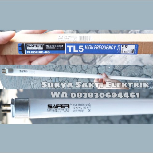 LAMPU TL T5 28 WATT PUTIH SAFER ELECTRIC