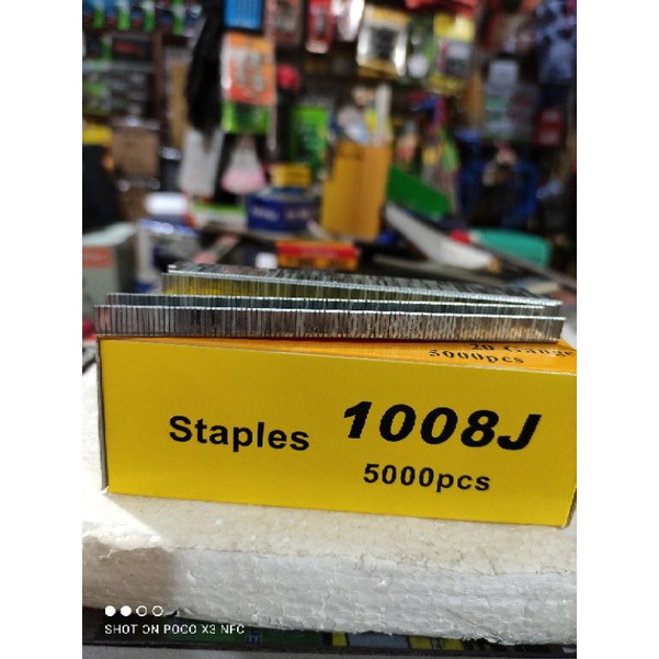 ISI STAPLES U 1008J ( UNTUK STAPLES KOMPRESOR )